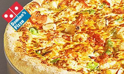 The Chicken Taco Pizza at Domino's Pizza