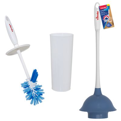 Save $1.00 with the purchase of a Vileda Plunger or a Vileda Toilet Brush with Closed Caddy