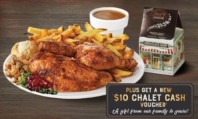 Festive Half Chicken Special at Swiss Chalet
