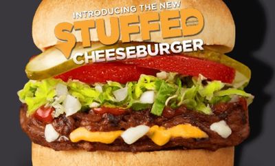 Stuffed Cheeseburger at Harvey's