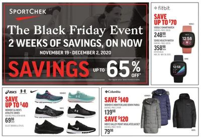 Sport Check Black Friday Flyer November 19 to December 2, 2020