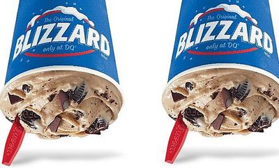 Oreo Mocha Fudge Blizzard at Dairy Queen