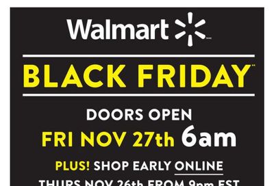 Walmart Black Friday Flyer November 27 to 29, 2020