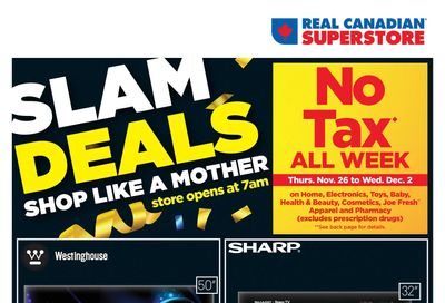 Real Canadian Superstore (ON) Black Friday Flyer November 27 to December 2, 2020