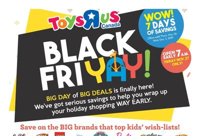 Toys R Us Black Friday Flyer November 26 to December 2, 2020