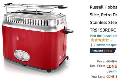 Amazon Canada Pre Black Friday Deals: Save 40% on Russell Hobbs Toaster, 2 Slice + on Bomaker WiFi Mini Projector + More Offers