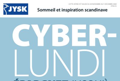 JYSK (QC) Black Friday Flyer November 26 to December 1, 2020
