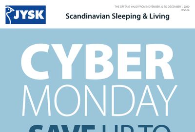 JYSK (ON & Atlantic) Black Friday Flyer November 26 to December 1, 2020