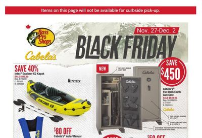 Cabela's Black Friday Flyer November 27 to December 2, 2020
