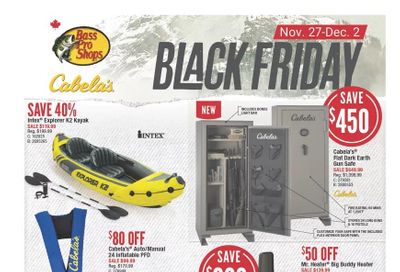 Bass Pro SHops Black Friday Flyer November 27 to December 2, 2020