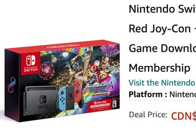 Amazon Canada Pre Black Friday Deals: Get Nintendo Switch for $399.95 + 40% on Gaming Headset + 31% on KitchenAid Dual Convection Toaster Oven + More HOT Offers