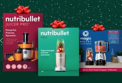 NutriBullet Canada Black Friday Sale: 25% Off Entire Purchase Using Promo Code