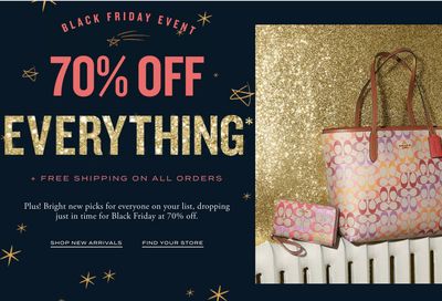 Coach Outlet Black Friday 2020 Sale: Save 70% Off Everything Sitewide + FREE Shipping