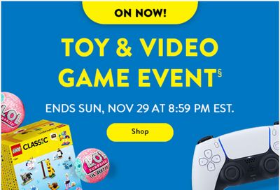Walmart Canada Black Friday 2020 Toy & Video Game Event Sale is ON NOW
