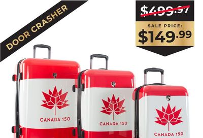 Black Friday Door Crasher - Canada 150 - 3pc. Set On Sale for $ 149.99 at Heys Canada
