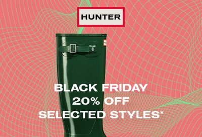 Hunter Boots Canada Black Friday Sale: Save 20% Off + Free Shipping