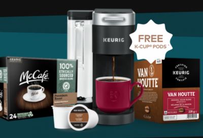 Keurig Canada Black Friday Sale: FREE 48 K-Cup Pods With Purchase Of Coffee Maker + 25% Off All Beverages & Accessories Using Promo Code & More