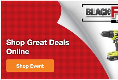 The Home Depot Canada Black Friday 2020 Sale *LIVE* Now