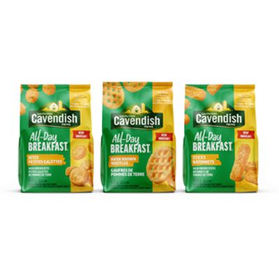 Save $2.00 on All-Day Breakfast when you buy any Cavendish Farms (454g - 750g)