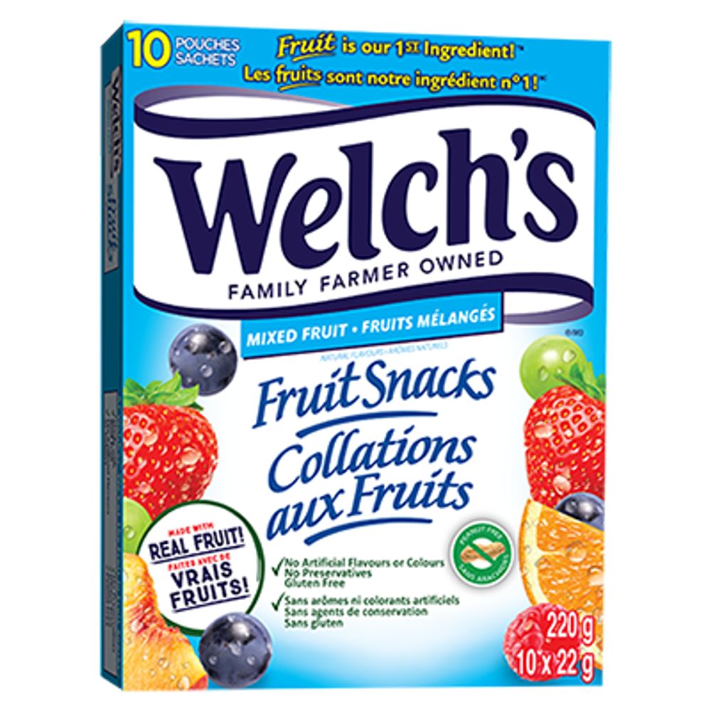 Save $1.00 On any ONE (1) Box of Welch's Fruit Rolls (any flavour, 8ct or larger box)