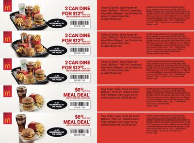 McDonald's Canada Coupons (SK) Valid until February 1