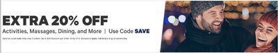 Groupon Canada Deals: Save an EXTRA 20% Off Beauty & Spas, Activities, Tech & More With Coupon Code