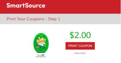 SmartSource Canada Coupons: Save $2 On Gain Flings
