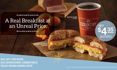 A real breakfast at an unreal price $4.35 at Country Style