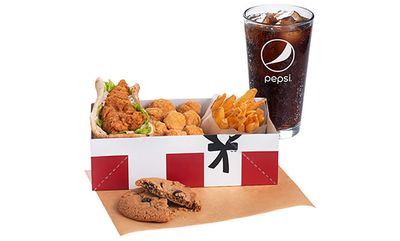 $5 FILL UP - KENTUCKY FLATBREAD WITH POPCORN CHICKEN at KFC
