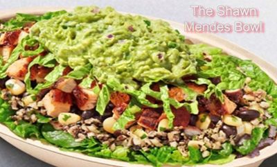 The Shawn Mendes Bowl at Chipotle
