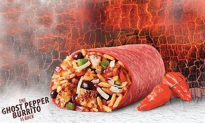 The Ghost Pepper Burrito at Mucho Burrito