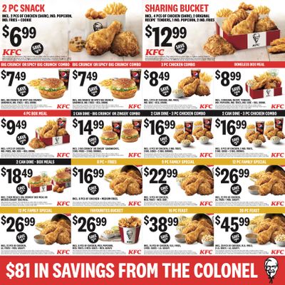 KFC Canada Coupons (Newfoundland-Labrador), until December 2, 2019