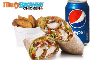 Ranch Chicken Wrap at Mary Brown's