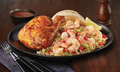 Quarter Chicken & Garlic Shrimp at Swiss Chalet