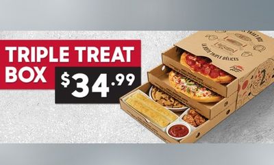 The Triple Treat Box at Pizza Hut