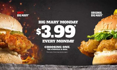 Big Mary Monday's! at Mary Brown's