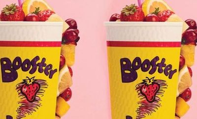 LemonBerry Smoothie at Booster Juice