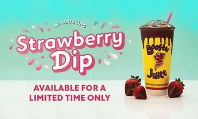 Strawberry Dip at Booster Juice