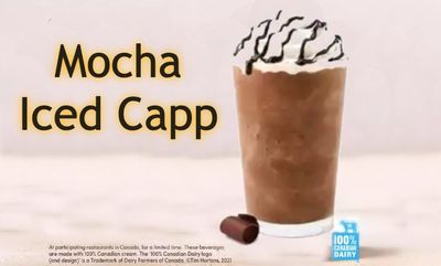 Mocha Iced Capp at Tim Hortons