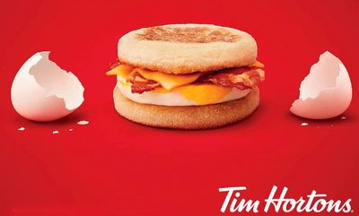 Freshly Cracked Eggs! at Tim Hortons