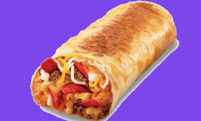 Grilled Cheesy Burrito at Mucho Burrito