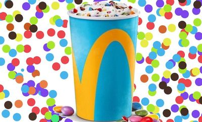 Smarties McFlurry. at McDonald's Canada