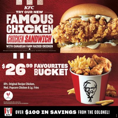KFC Canada Coupons (YT), until July 4, 2021