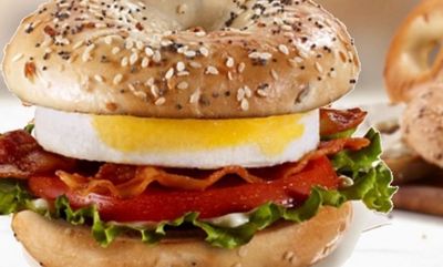 BLT Bagel with Egg on Full Taste Bagel at McDonald's Canada