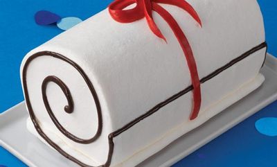 The Diploma Roll Cake at Baskin Robbins