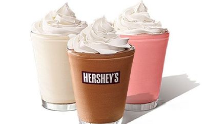 Mini Shakes at Burger King