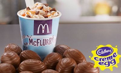 Cadbury Creme Egg McFlurry at McDonald's Canada