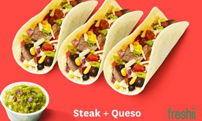 Steak + Queso at Freshii