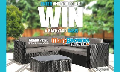 You could win! at Mary Brown's