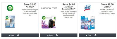Canadian Coupons: Save On Finish, Lysol, Air Wick, and More!